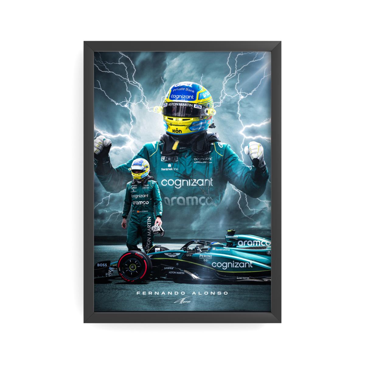 Fernando Alonso Poster – SpeedStyle